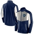 thumbnail image 1 of Men's Fanatics  Navy Sporting Kansas City Net Goal Raglan Full-Zip Track Jacket, 1 of 3