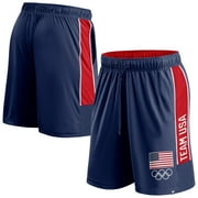 Men's Fanatics Branded Navy Team USA Agility Shorts