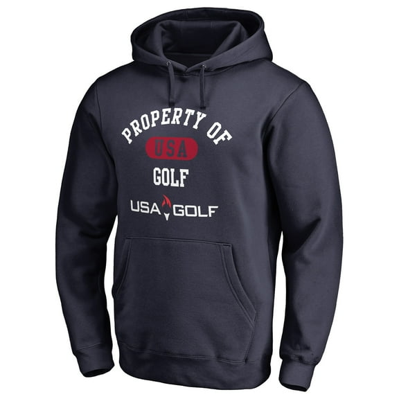 Men's Navy USA Golf Property Of Pullover Hoodie