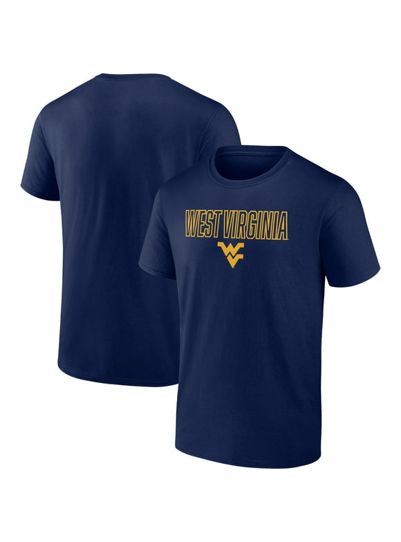 Men's Fanatics Branded Navy West Virginia Mountaineers Classic Inline Team T-Shirt