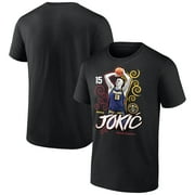 Men's Fanatics Branded Nikola Jokic Black Denver Nuggets Competitor T-Shirt