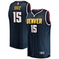 thumbnail image 1 of Men's Fanatics Nikola Joki- Navy Denver Nuggets Big & Tall Fast Break Player Jersey - Icon Edition, 1 of 3