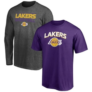 Men's Los Angeles Lakers Fanatics Branded Gray Greatest Dad Tri-Blend T- Shirt
