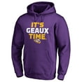 thumbnail image 1 of Men's Purple LSU Tigers Logo Hometown Collection Pullover Hoodie, 1 of 3
