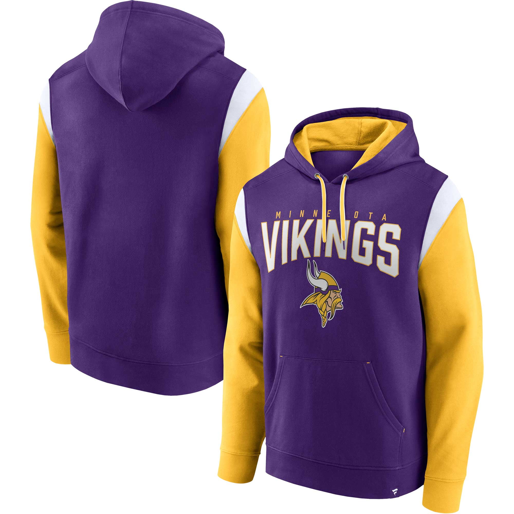 Men's Fanatics Branded Purple Minnesota Vikings Trench Battle Pullover ...