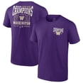 thumbnail image 1 of Men's Fanatics Branded Purple Washington Huskies College Football Playoff 2024 Sugar Bowl Champions Score T-Shirt, 1 of 5