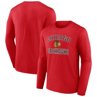 Chicago Blackhawks Fanatics Branded Block Party Hoodie - Red - Mens