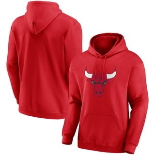 Men's Chicago Bulls Starter Red Body Check Raglan Hoodie Half-Zip Jacket