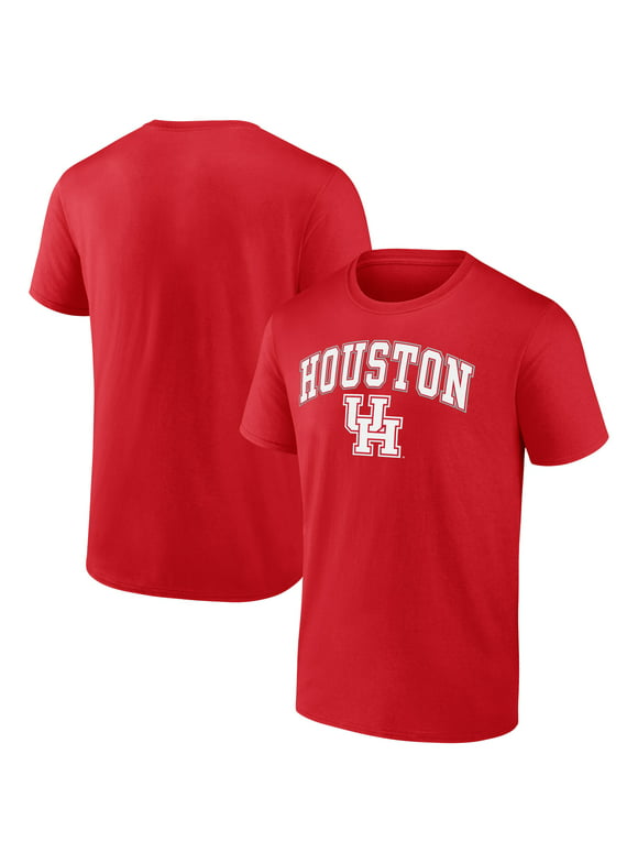 Men's Fanatics Branded Red Houston Cougars Campus T-Shirt