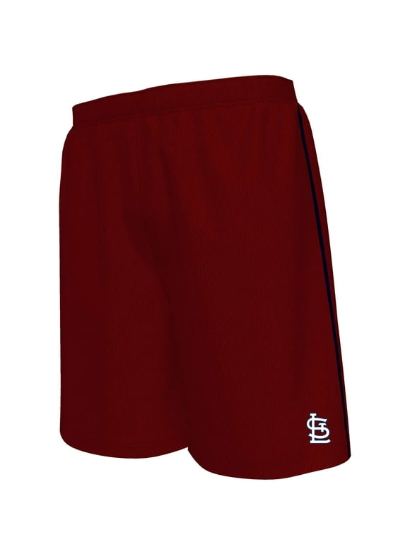 Men's Fanatics Branded Red St. Louis Cardinals Big & Tall Mesh Shorts