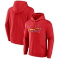 thumbnail image 1 of Men's Red St. Louis Cardinals Official Wordmark Pullover Hoodie, 1 of 3