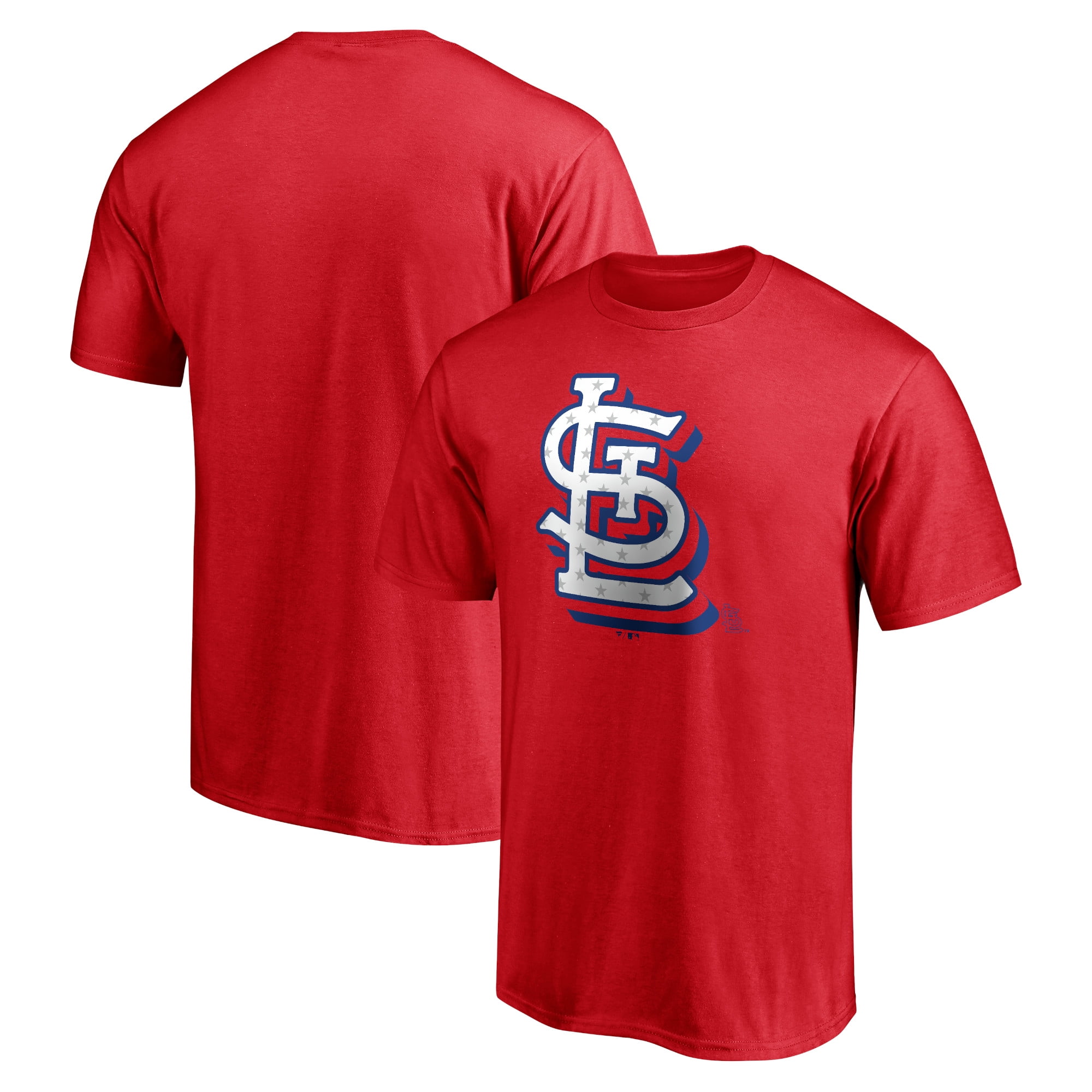 Men's Fanatics Red St. Louis Cardinals Red, White & Team TShirt