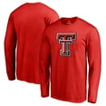 thumbnail image 1 of Men's Red Texas Tech Red Raiders Primary Logo Long Sleeve T-Shirt, 1 of 3