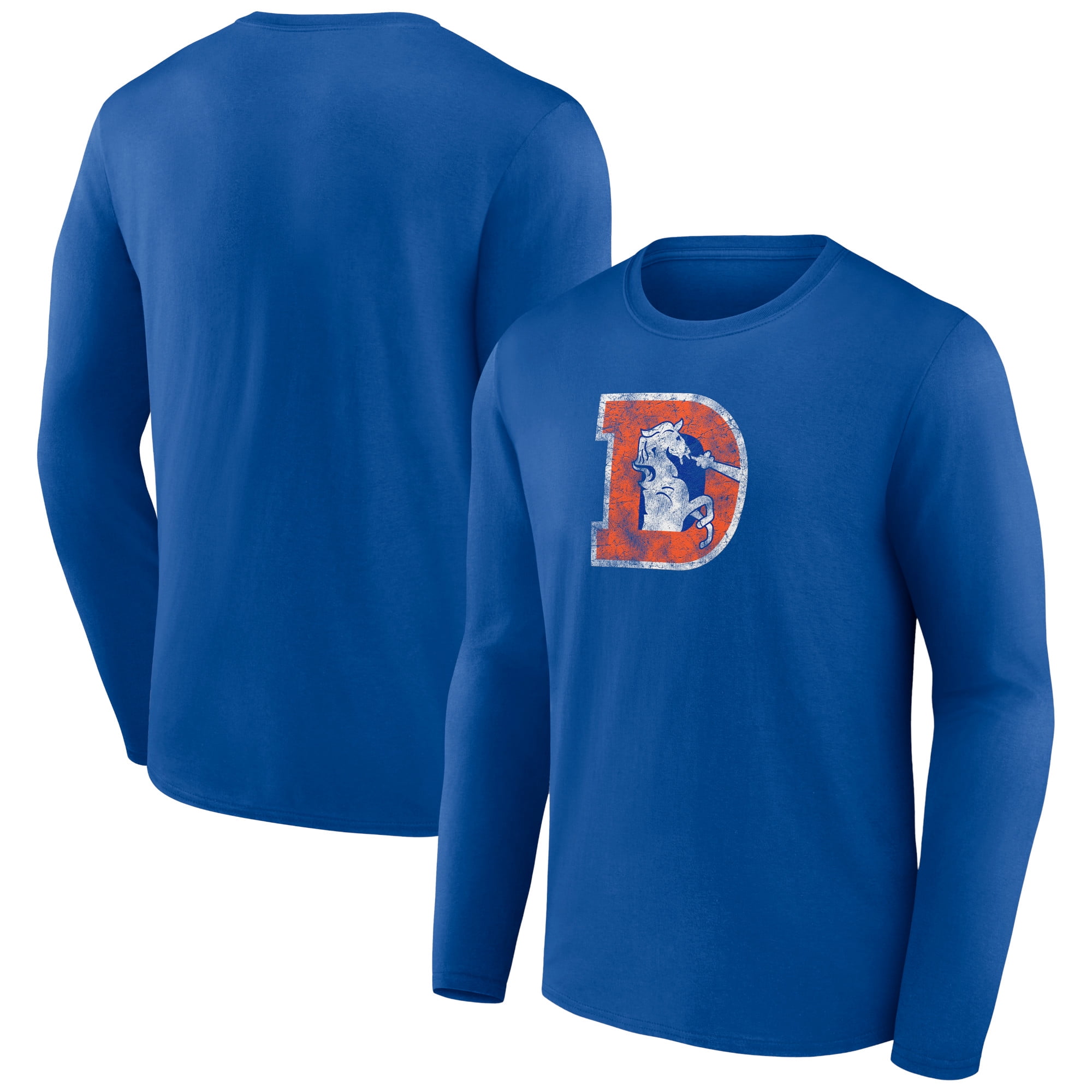 Denver broncos men's top long sleeve shirt
