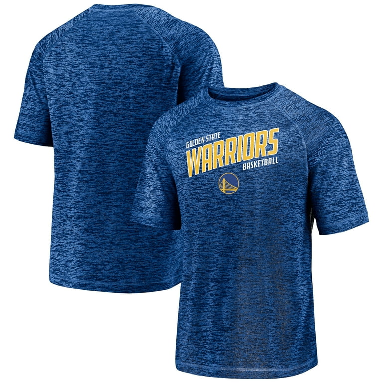 Men s Fanatics Branded Royal Golden State Warriors Core Space Dye Raglan T Shirt Walmart