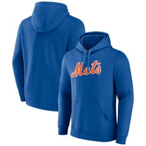 Men's Royal New York Mets Official Wordmark Pullover Hoodie