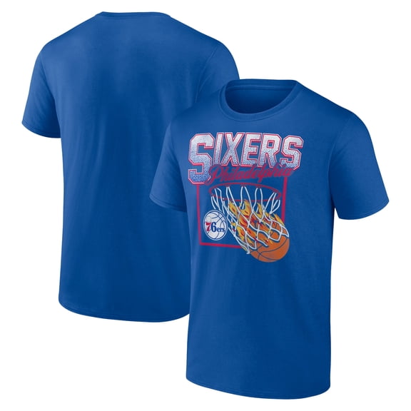 Men's Royal Philadelphia 76ers Alley Oop T-Shirt