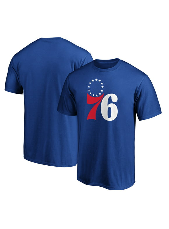 Men's Fanatics Branded Royal Philadelphia 76ers Logo T-Shirt