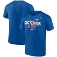thumbnail image 1 of Men's Fanatics Branded Royal Toronto Blue Jays 2022 Postseason Locker Room Big & Tall T-Shirt, 1 of 4