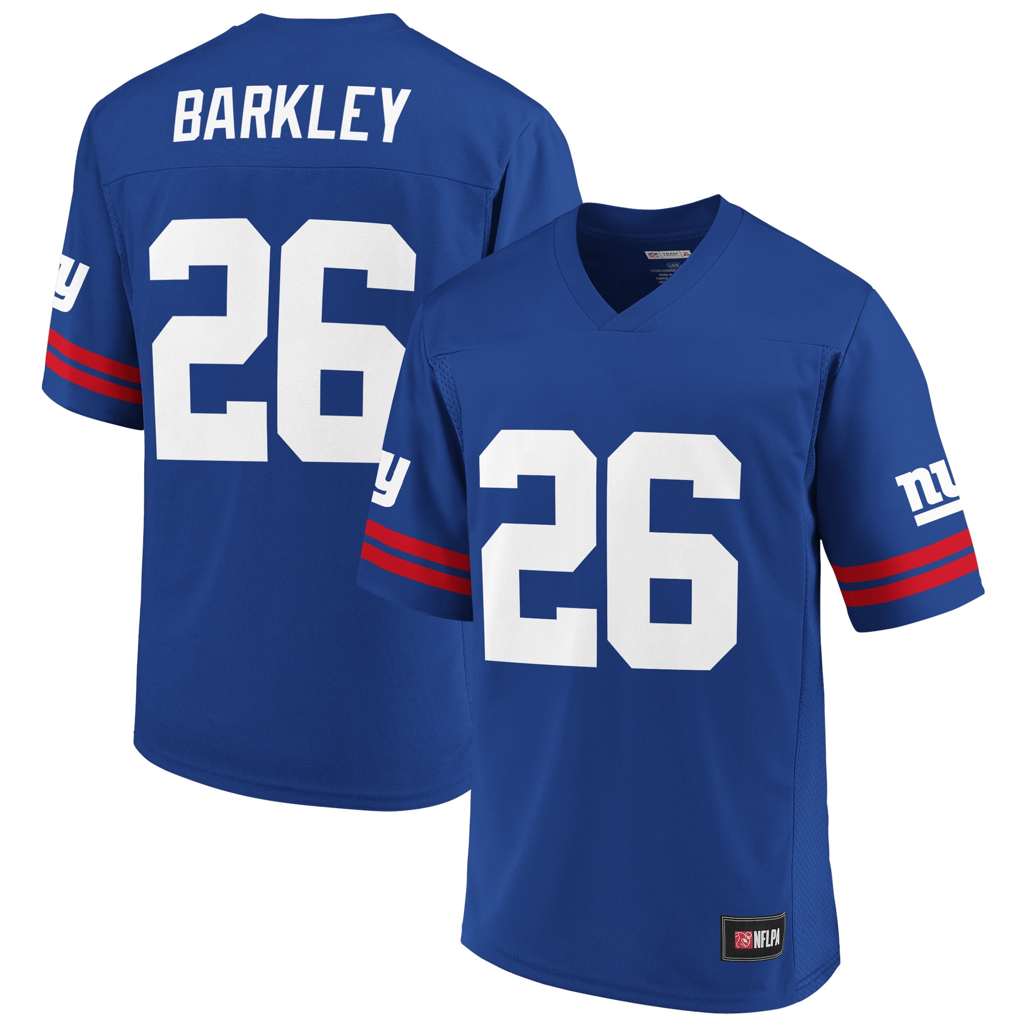 Nike NFL New York Giants (Saquon Barkley) Men's Game Football Jersey - Blue S