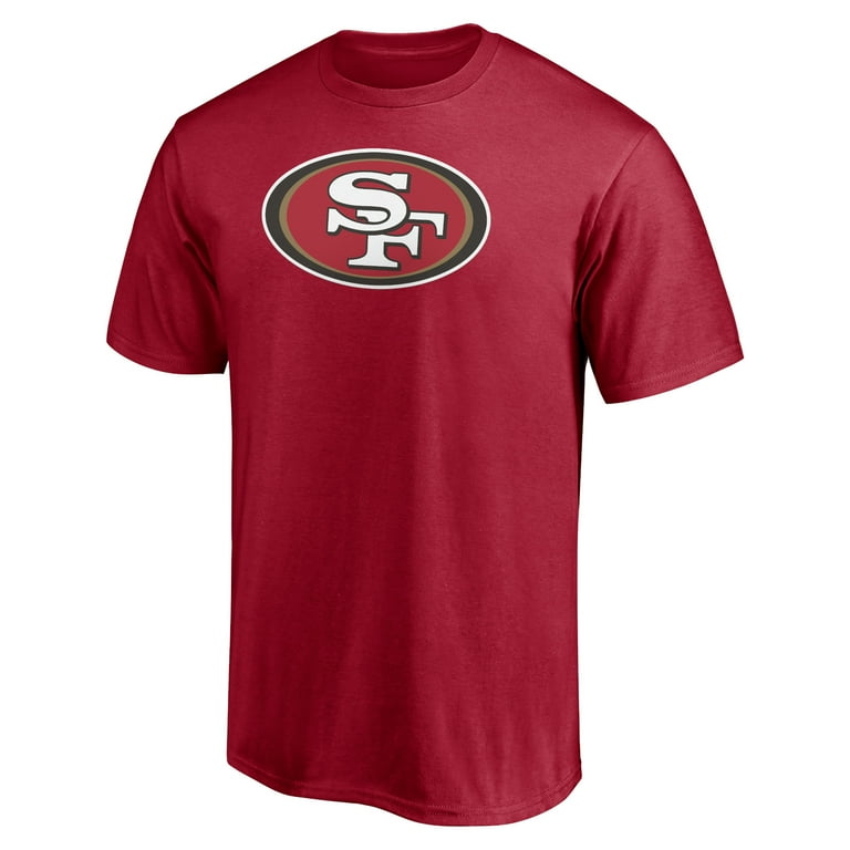 Fanatics Men's Scarlet San Francisco 49ers Primary Team Logo T