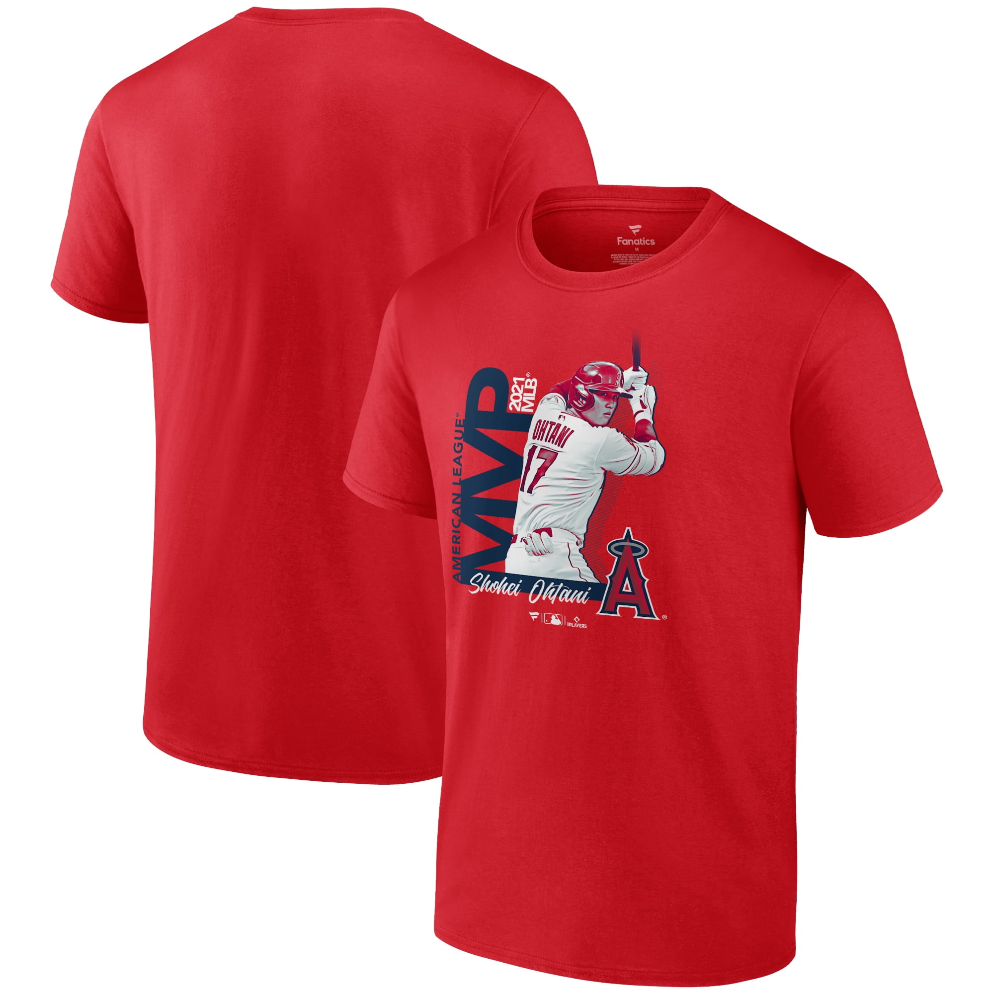 Men's Fanatics Branded Shohei Ohtani Red Los Angeles Angels 2021 AL MVP Big  & Tall T-Shirt 