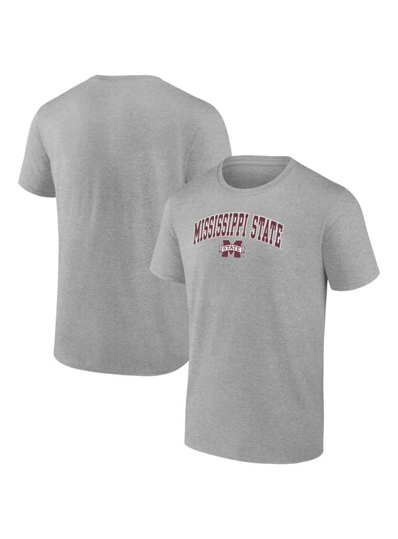 Men's Fanatics Branded Steel Mississippi State Bulldogs Campus T-Shirt