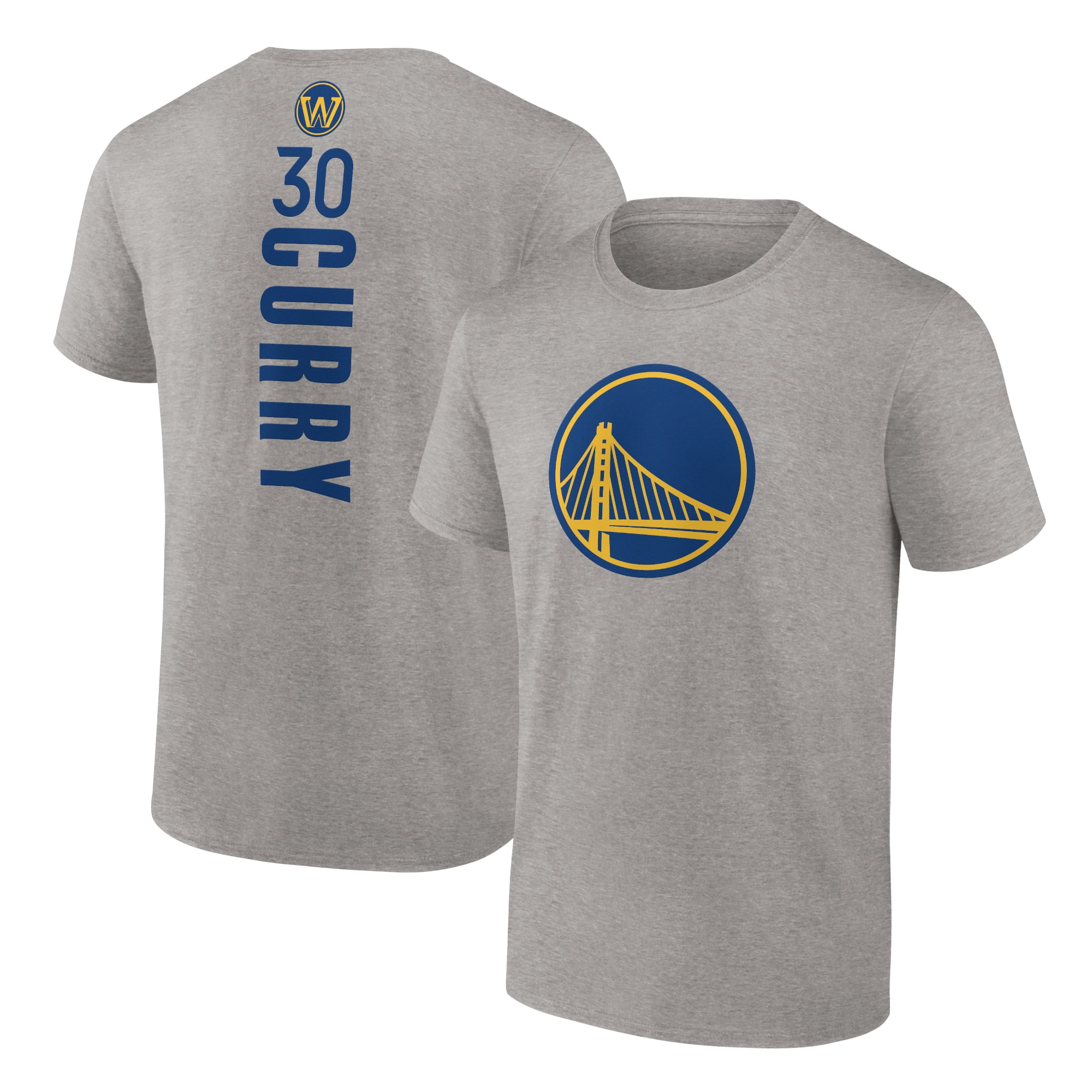 Men's Fanatics Branded Stephen Curry Heathered Gray Golden State ...