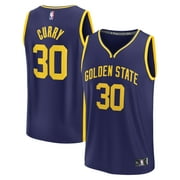 Men's Fanatics Branded Stephen Curry Navy Golden State Warriors Fast Break Replica Player Jersey - Statement Edition