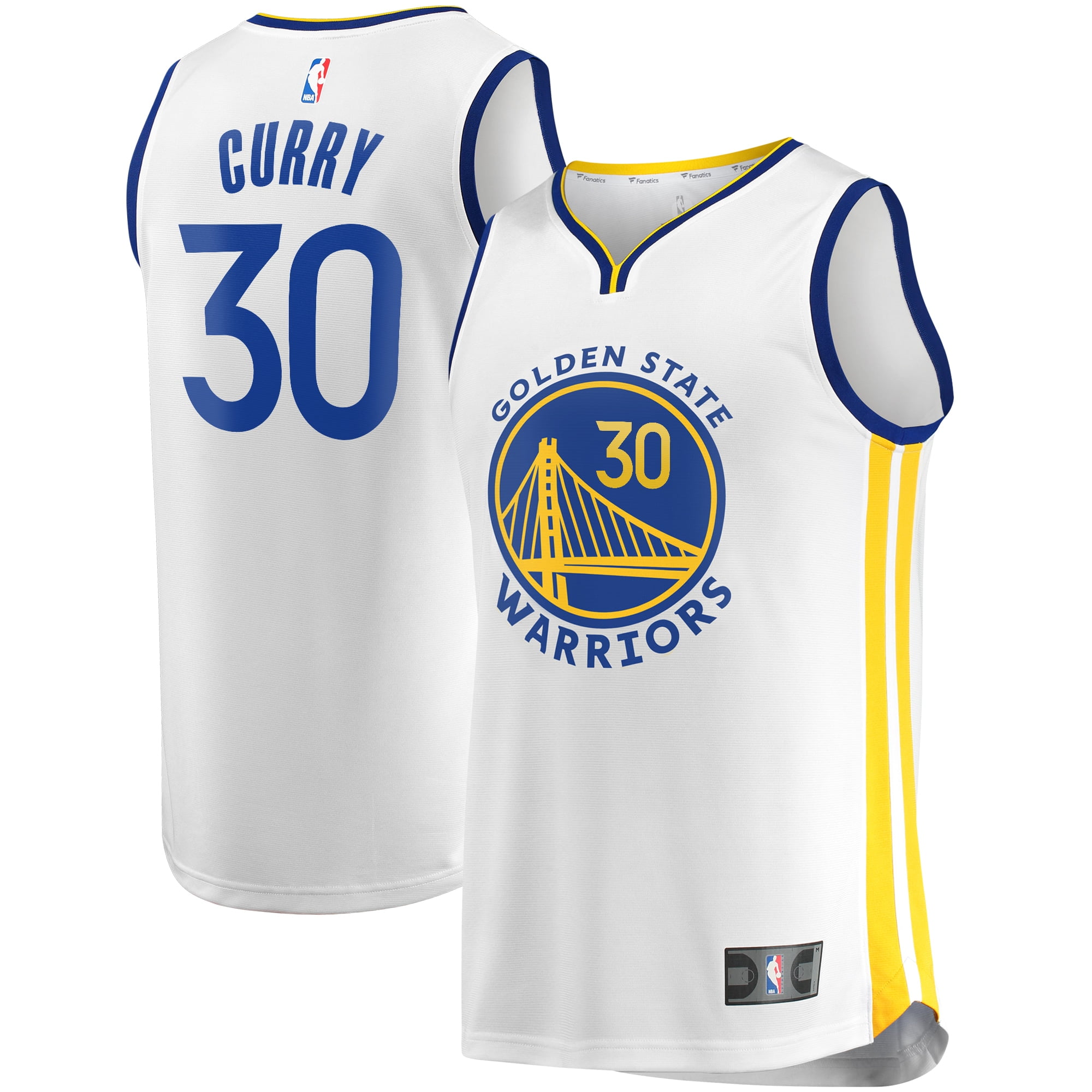 Nike Men's Golden State Warriors 2020/21 Swingman Jersey Association Edition - Stephen Curry - White