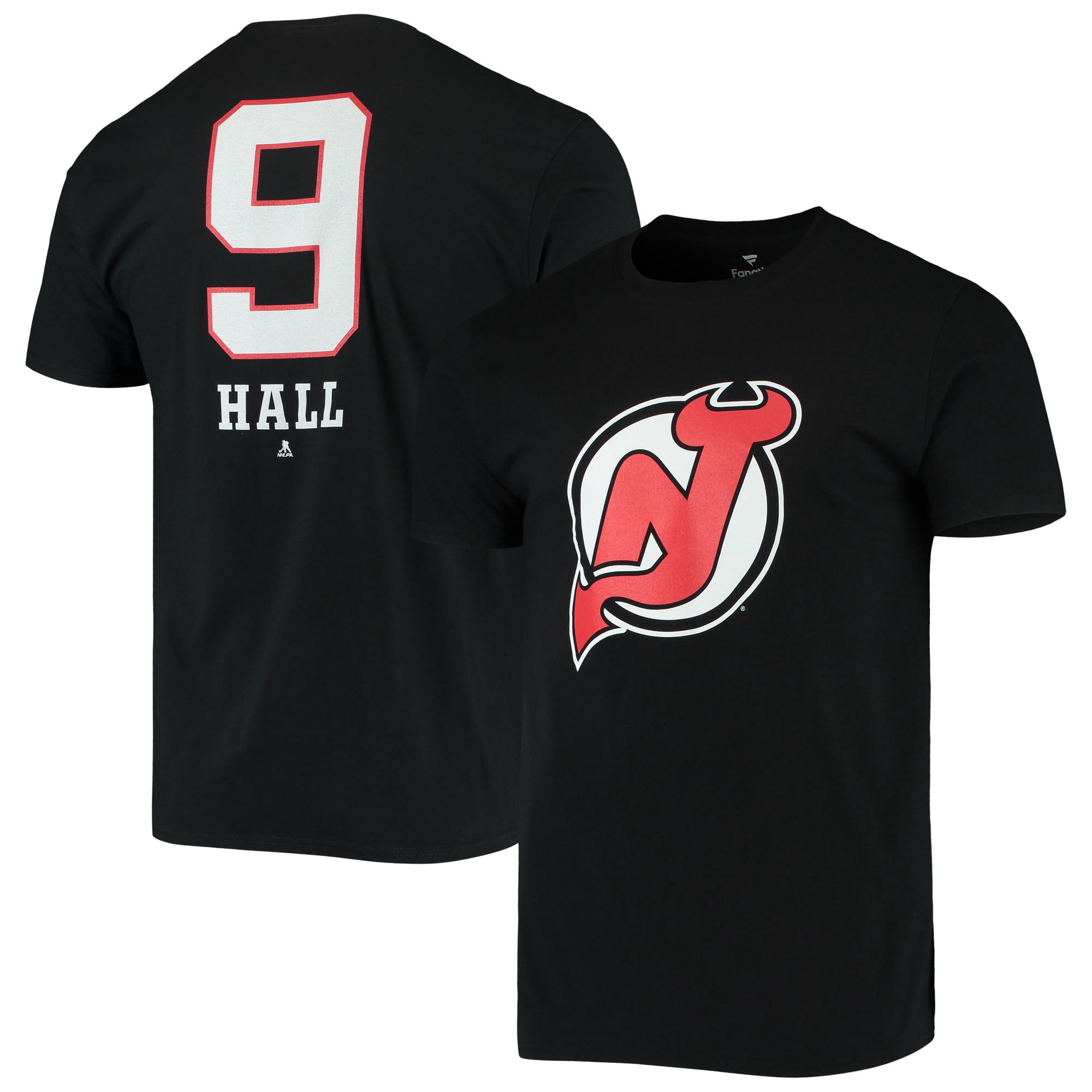 Men's Fanatics Branded Taylor Hall Black New Jersey Devils Underdog T-Shirt  