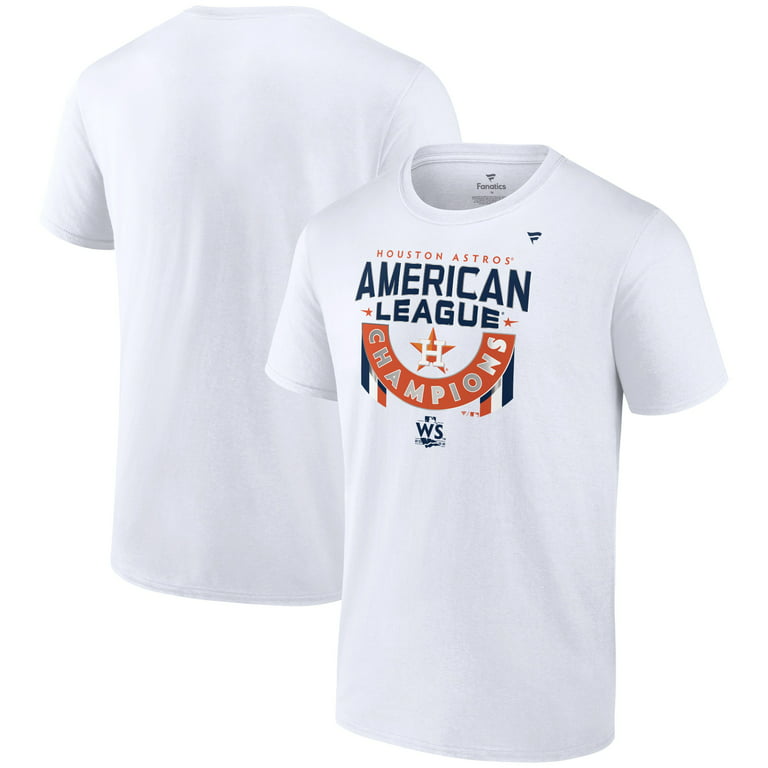 Men's Fanatics Branded White Houston Astros 2022 American League Champions  Locker Room Big & Tall T-Shirt