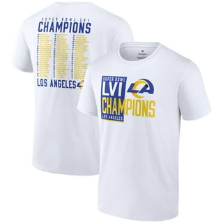 : Fanatics Men's Black Los Angeles Rams Super Bowl LVI Champions  Schedule T-Shirt : Sports & Outdoors