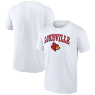 Youth Champion Red Louisville Cardinals Icon Logo Football T-Shirt
