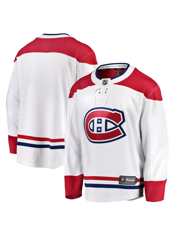 Men's Fanatics Branded White Montreal Canadiens Breakaway Away Jersey