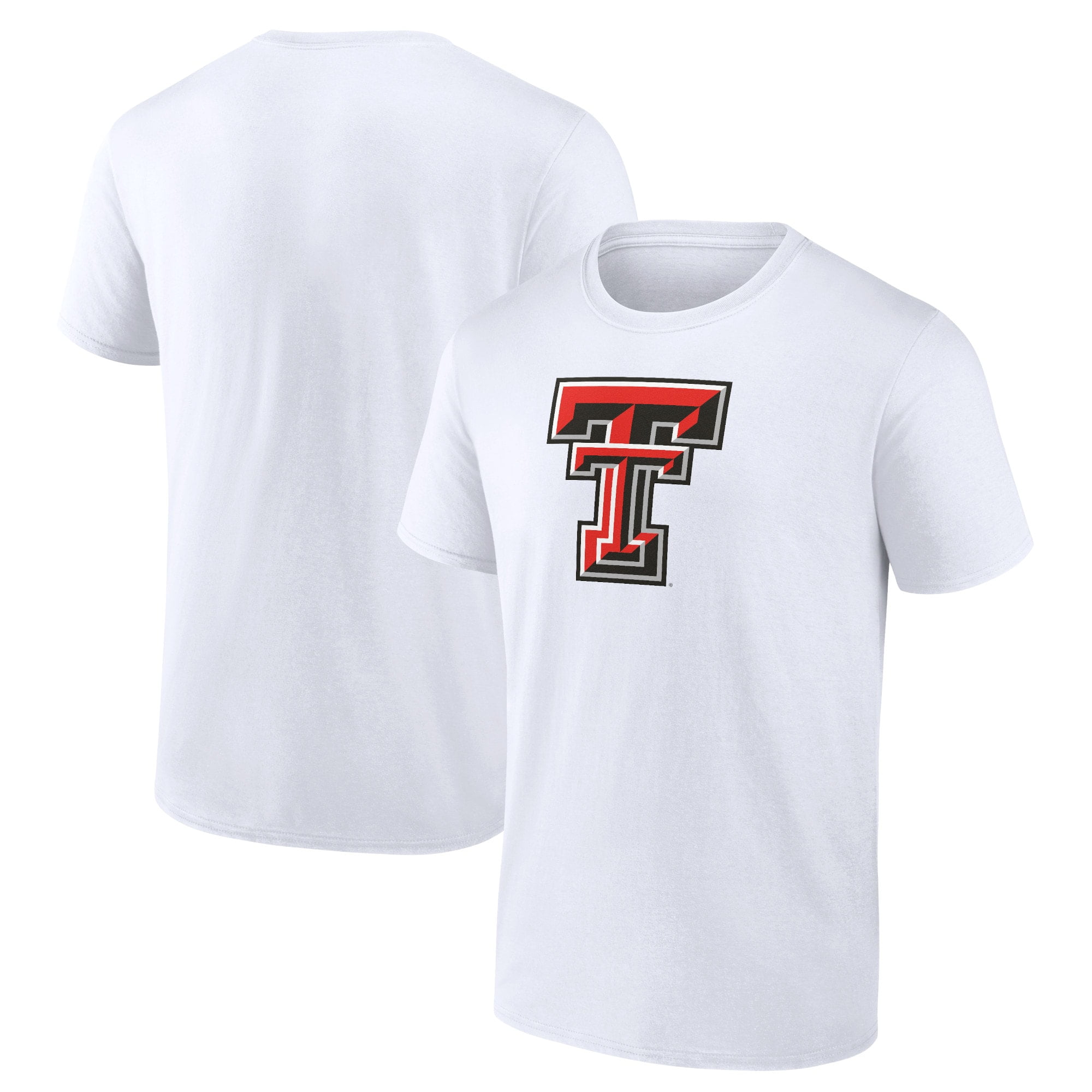 Men's White Texas Tech Red Raiders Logo T-Shirt - Walmart.com