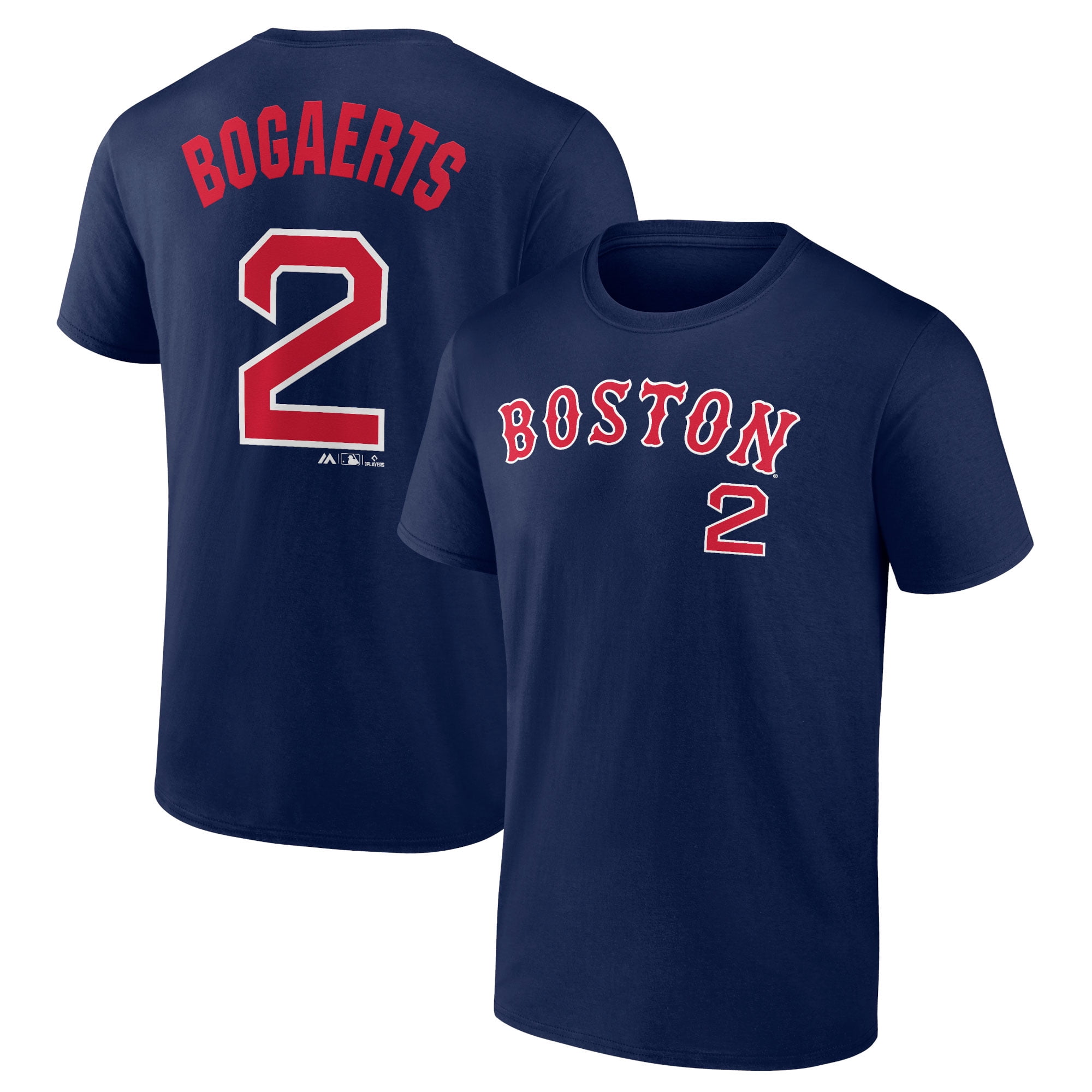 Men's Fanatics Branded Xander Bogaerts Navy Boston Red Sox Road Name &  Number T-Shirt 