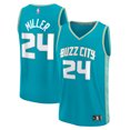 thumbnail image 1 of Men's Fanatics Brandon Miller Teal Charlotte Hornets Fast Break Jersey - City Edition, 1 of 3