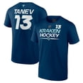 thumbnail image 1 of Men's Fanatics Brandon Tanev Deep Sea Blue Seattle Kraken Authentic Pro Prime Name & Number T-Shirt, 1 of 3