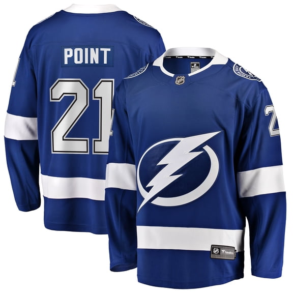 Men's Fanatics Brayden Point Blue Tampa Bay Lightning Breakaway Jersey