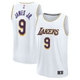 thumbnail image 1 of Men's Fanatics Bronny James White Los Angeles Lakers Fast Break Replica Player Jersey - Association Edition, 1 of 3