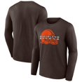 thumbnail image 1 of Men's Fanatics Brown Cleveland Browns Advance to Victory Long Sleeve T-Shirt, 1 of 3