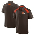 thumbnail image 1 of Men's Fanatics Brown Cleveland Browns Back Around Raglan Polo, 1 of 3