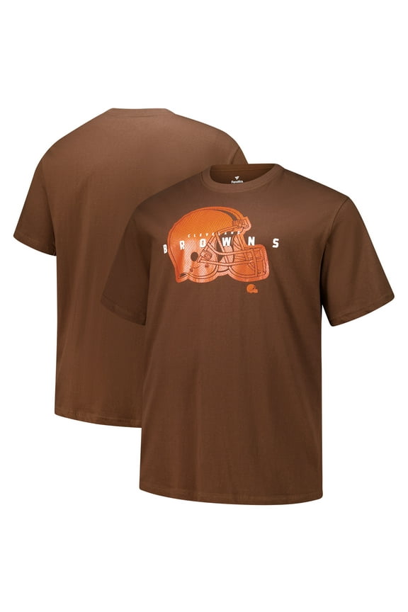Men's Fanatics Brown Cleveland Browns Big & Tall Coordinate T-Shirt