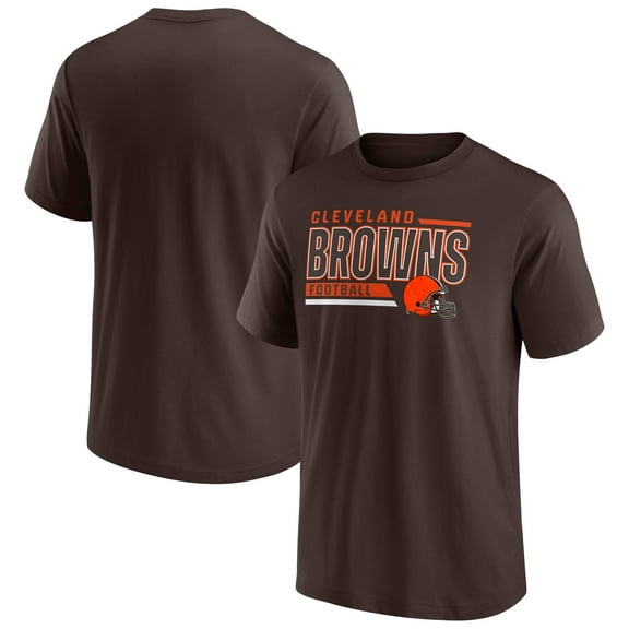 Men's Fanatics Brown Cleveland Browns Crew Neck T-Shirt