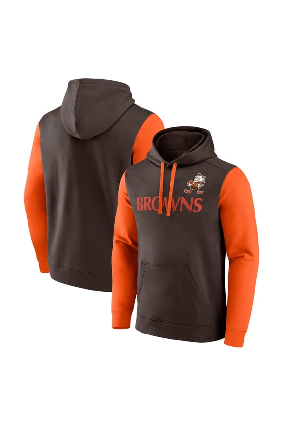 Men's Fanatics Brown Cleveland Browns Fleece Pullover Hoodie