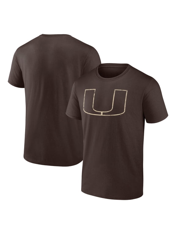 Men's Fanatics Brown Miami Hurricanes Express T-Shirt