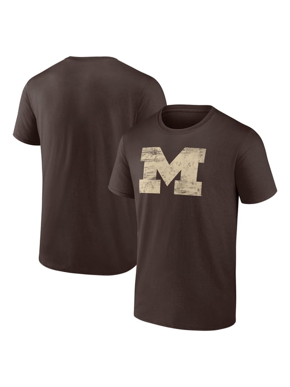 Men's Fanatics Brown Michigan Wolverines Express T-Shirt