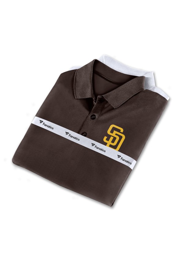 Men's Fanatics Brown/White San Diego Padres Polo Combo Set