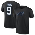 thumbnail image 1 of Men's Fanatics Bryce Young Black Carolina Panthers  Icon Name & Number T-Shirt, 1 of 3